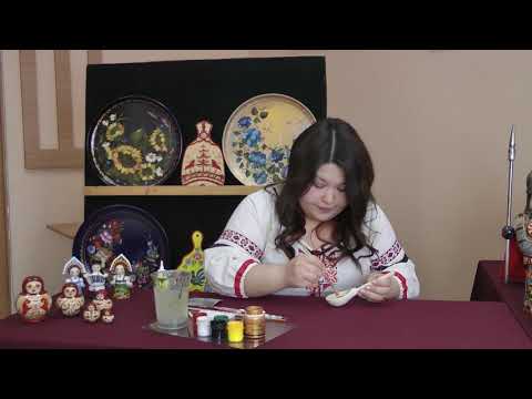 Видео: Мастер-класс "Хохломская роспись на деревянной ложке"