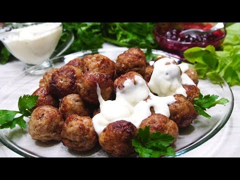Видео: Ваши родные Вас зацелуют за эти невероятные по вкусу фрикадельки + 2 соуса