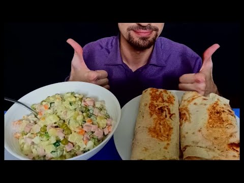 Видео: ASMR eating Shawarma АСМР итинг Шаурма