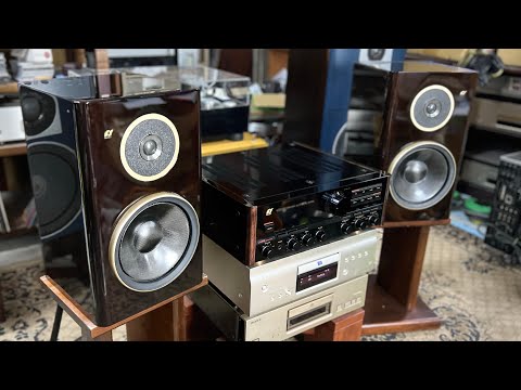 Видео: Рамные полочники от Sansui sp 100i EX & Sansui a 907 L Extra