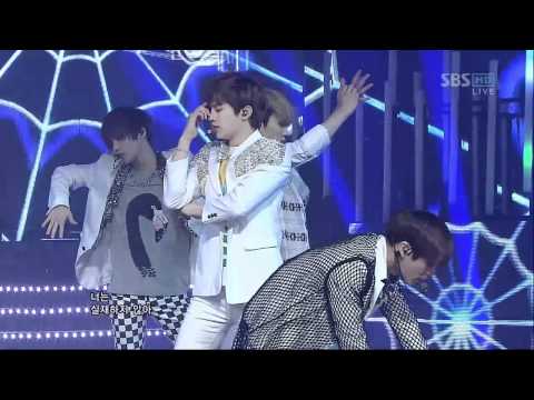 Видео: SHINee [Шерлок] @SBS Inkigayo Популярная песня 20120408