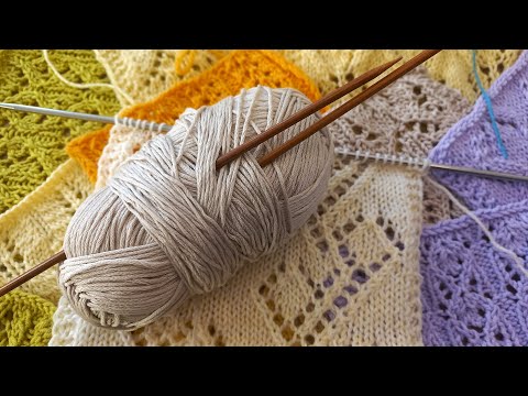 Видео: Очень красивый узор спицами 🥰😍 Knitting patterns 😍