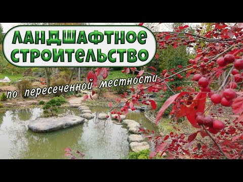 Видео: Садовый дизайн🍀 Ландшафтное строительство на заболоченной местности🍀Видео 4K🍀