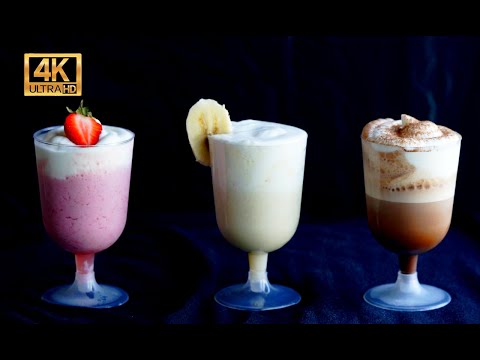 Видео: Молочный коктейль ГУСТОЙ. 4 СПОСОБА. Субтитры. Саша Солтова