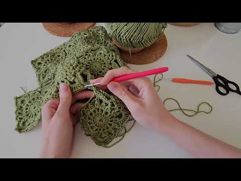 Видео: МК соединяем ажурные бабушкины квадраты