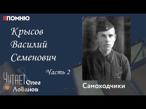 Видео: Крысов Василий Семенович Часть 2.Проект "Я помню" Артема Драбкина. Самоходчики.