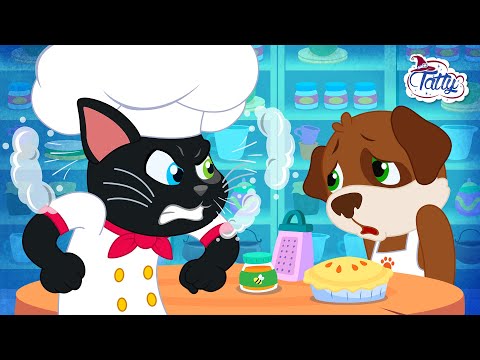 Видео: 👨🏻‍🍳 Мисифу учи Татти и приятелите му как да готвят | Карикатури за деца за готвене