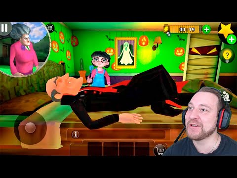 Видео: СОСЕД МИСС ТИ ВАМПИР Прохождение игры Scary Teacher 3D