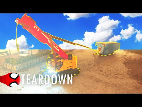 Видео: КРАН САМОЕ ЛУЧШЕЕ ИЗОБРЕТЕНИЕ TEARDOWN Володя в Тирдаун ( тирдавн ) Майнкрафт с реальной физикой