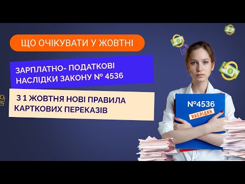 Видео: Закон 4536, середня зарплата акцизників, податки, нові правила карткових переказів