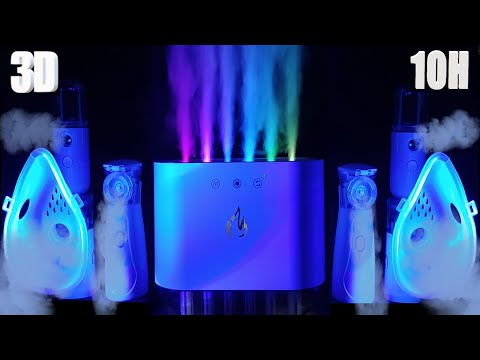 Видео: АСМР: 3D-аэрозоль с семью невероятными небулайзерами для сна🎆