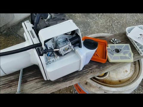 Видео: STIHL FS280 Чистка/Обслуживание/Запуск и настройка.