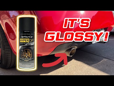 Видео: Действительно ли HyperDip Piano Black глянцевый? (Лучше, чем Plasti-Dip!!)