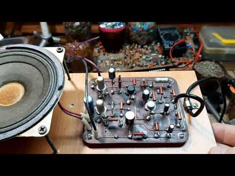 Видео: Усилитель низкой частоты на германиевых транзисторах.