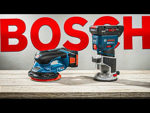 Видео: ГОДНОТА от BOSCH | Шлифмашина GEX 18V-150-3 | Фрезер GKF18V-8