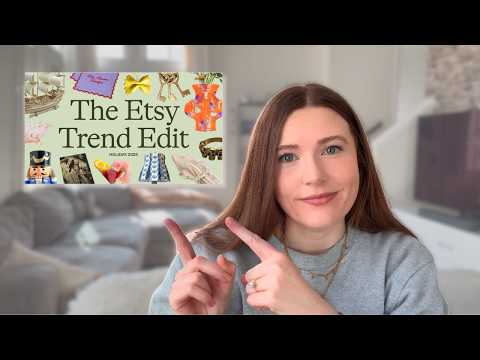 Видео: Эти тренды дизайна в тренде 🔥 — Etsy Trend Edit Holidays 2025