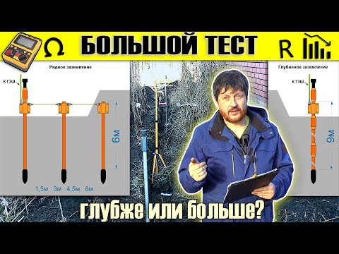 Видео: Углублять или параллелить? Тестирую варианты монтажа заземлителей. ЗУ для частного дома.