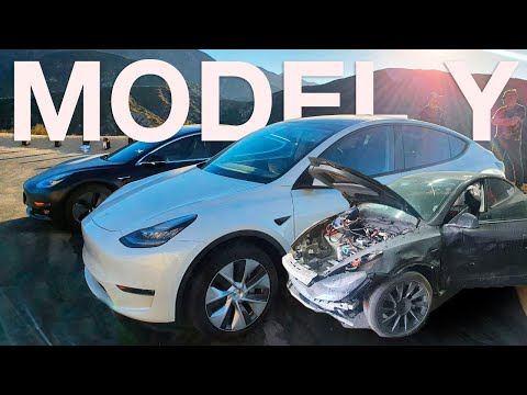 Видео: Model Y Полный Обзор и Частичный Разбор/Сравнение с Tesla 3, Автопилот FSD