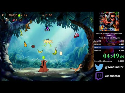 Видео: Бёрпер в 8:54 [WR] — Игры в джунглях Тимона и Пумбы