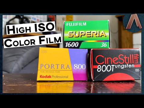 Видео: Superia 1600, Portra 800 и Cinestill 800 | Цветные плёнки с высоким ISO