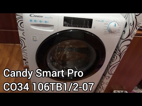 Видео: Candy Smart Pro CO34106TB1/2-07 6kg | Обзор стиральной машины