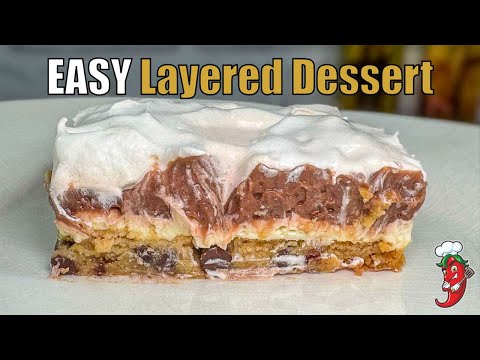 Видео: Печенье с шоколадной крошкой – простой многослойный десерт