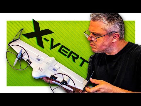 Видео: ДРОН ИЛИ БОЕВОЕ КРЫЛО? X-VERT VTOL E-FLITE 2-В-1