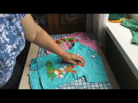 Видео: Посылка с сайта  Ивановский текстиль.Компания  ВАСИЛЁК .Обзор и примерка всего  товара.