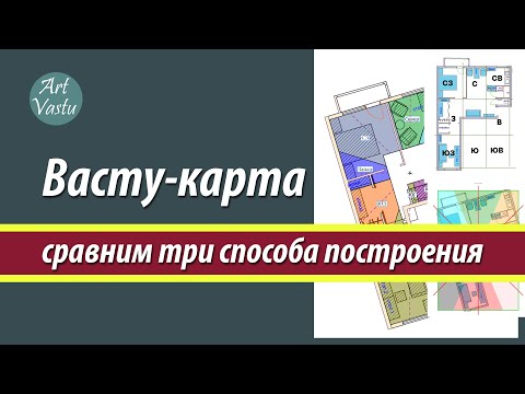 Видео: Васту карта. Способы построения