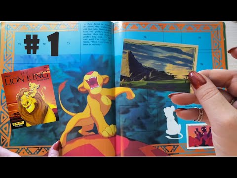 Видео: PANINI Раритетный Альбом для наклеек Король Лев (The Lion King) 1994 год. Распаковка 5 пакетиков! #1