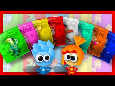 Видео: Разноцветные СЛАДОСТИ - Учим Цвета с Игрушками ФИКСИКИ - Цифры от 1 до 8