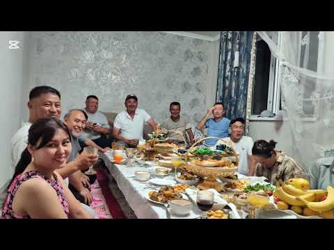 Видео: #кыргызстан.Талас-Бишкек тентуштар. Эрлан менен Бурулдун ак оргосундо. 08.06.2025 ж.