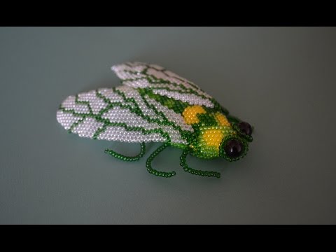 Видео: Муха из бисера.  Бисероплетение.  Часть 1 из 6.  Крылья.  Мастер класс