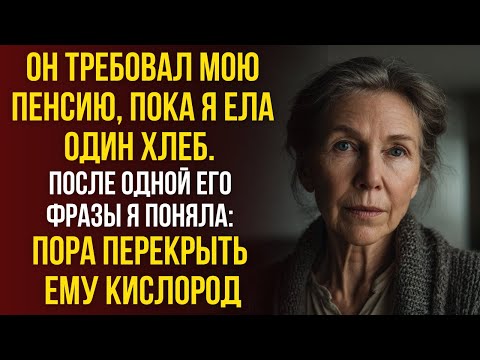 Видео: Сын требовал мою ПЕНСИЮ, пока я ела один ХЛЕБ. Мой ответный ход УНИЧТОЖИЛ его будущее.