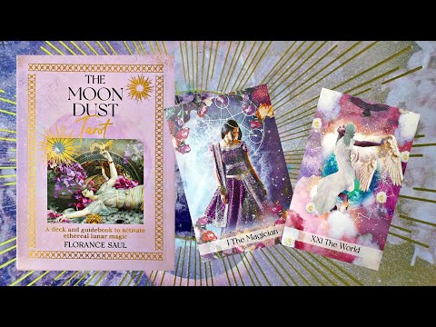 Видео: Обзор на красивую нежную колоду "Таро Лунной пыли" или "The moon dust tarot".