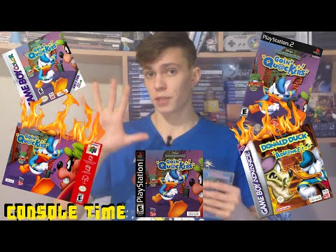 Видео: Donald Duck Goin' Quackers - вышедшая на PS1, PS2, N64, GBA и GameBoy Color - CONSOLE TIME №10
