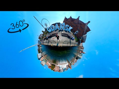 Видео: Gdańsk 360°- на день, дёшево. Море и достопримечательности.