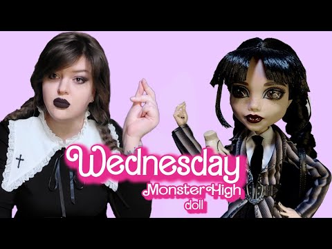 Видео: МРАЧНАЯ СРЕДА - Wednesday Addams Monster High doll 2024 - обзор и распаковка