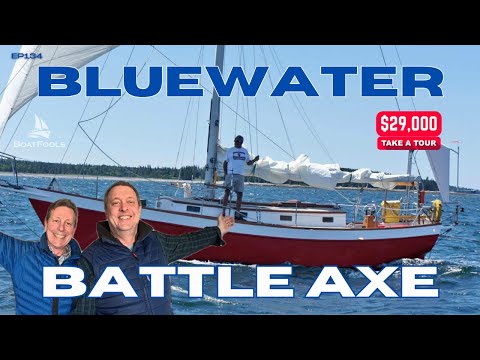 Видео: Боевой топор BLUEWATER! Этот стальной парусник пройдёт где угодно! 29 тысяч долларов | ТУР