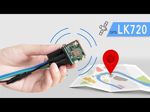 Видео: GPS трекер LK720 реле - Обзор и настройка GPS маячка из Китая