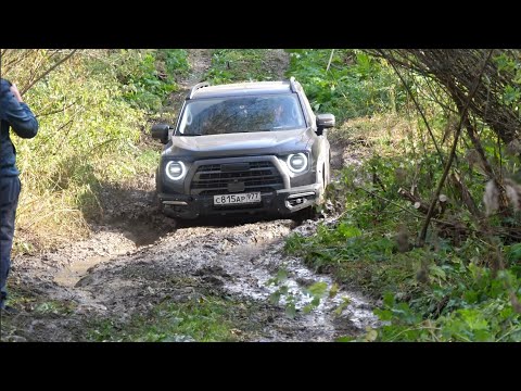 Видео: HAVAL DARGO унизил SUZUKI VITARA на бездорожье; VW Touareg, MAZDA CX-5, Audi Q8 на горках и в лесу