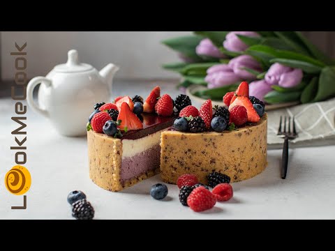Видео: ЯГОДНЫЙ ЧИЗКЕЙК. Сырная начинка с ягодным соусом. Рецепт ягодного конфитюра