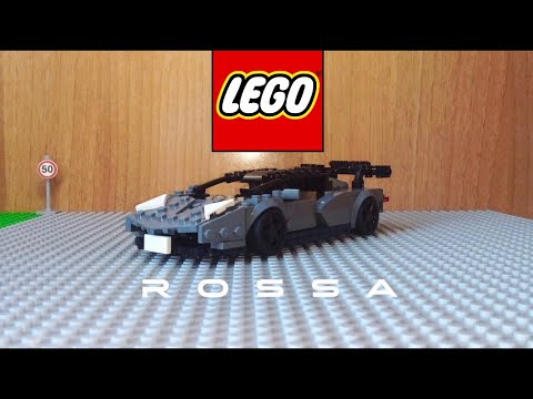 Видео: Сборка LEGO moc Rossa LM GT Concept  #Lego #ютубер18 #LEGO #8wide