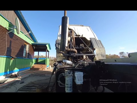 Видео: Победа над выхлопной трубой и установкой горного тормоза с шахмана на маз