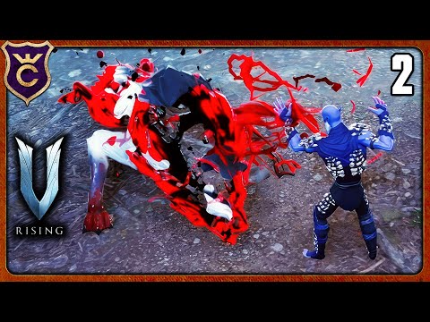Видео: ПЕРВАЯ V КРОВЬ 2 V Rising соло на харде