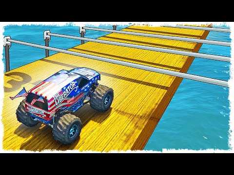 Видео: КАК ДАЛЕКО ПРОЕДЕТ БИГФУТ НА ПУЛЬТЕ УПРАВЛЕНИЯ??? УЗКО-НИЗКО В GTA ONLINE!!!