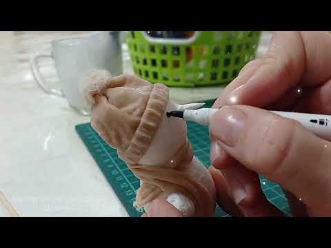 Видео: Ватная игрушка снеговик. Мастер-класс