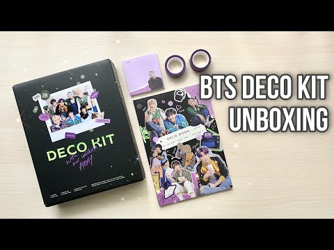 Видео: BTS DECO KIT| Unboxing | Обзор | Распаковка | Анбоксинг