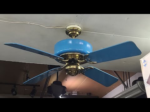 Видео: Потолочный вентилятор Razzetti "Roma" из бирюзы и полированной латуни