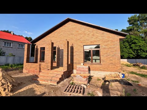 Видео: Реальная стоимость дома 120 м² в 2025 г: смета, кирпичная кладка, обзор дома, строительство ступенек